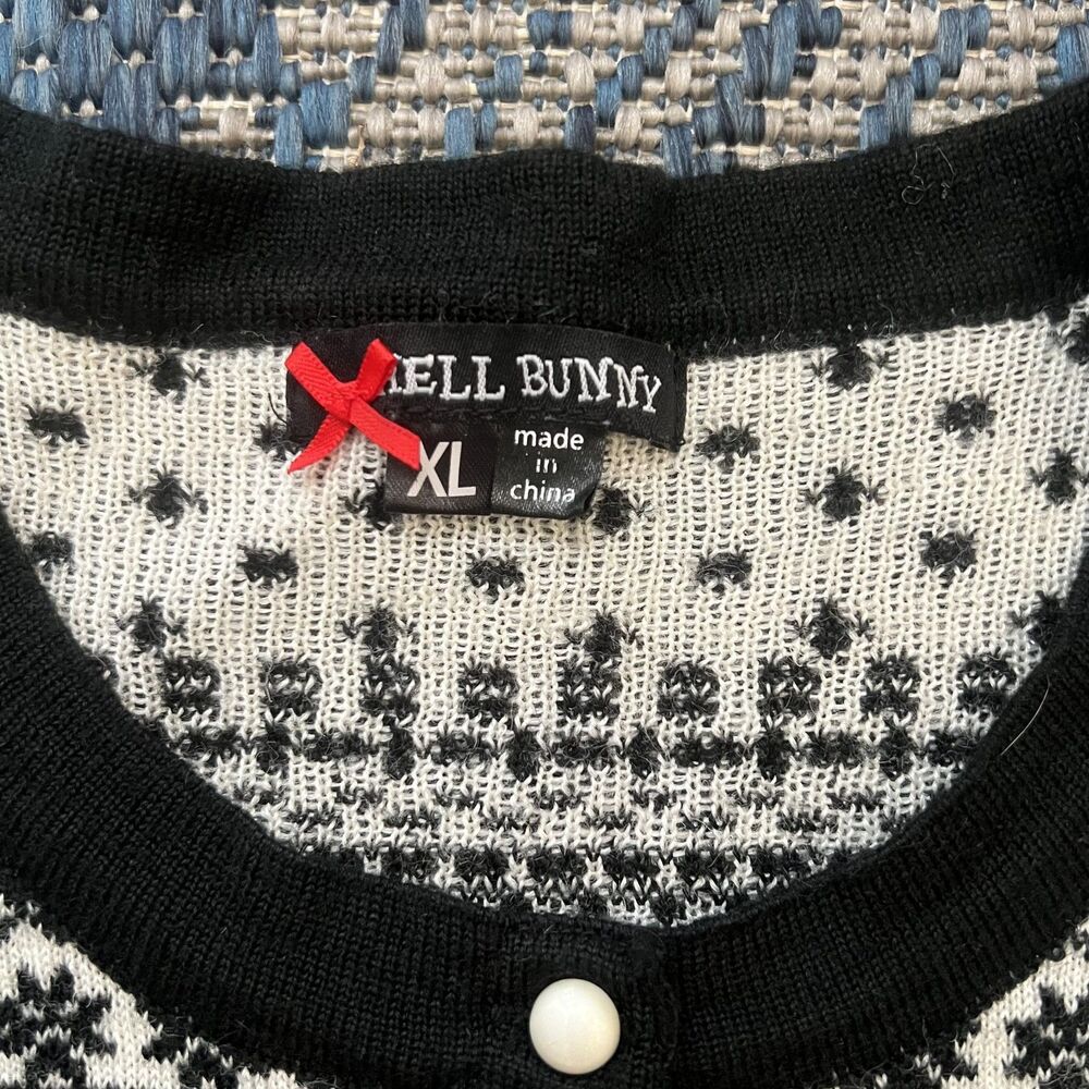 Hell Bunny goth punk emo grunge alt skull halloween holiday cardigan witchy M - Picture 3 of 10